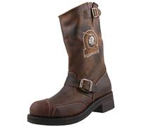 Tipo Biker 3565 Sendra di Colore Marrone con Motivo Dunn in Pelle e Grasso per Stivali, Marrone (Marrone), 42 EU