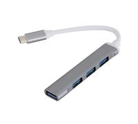 (Tipo C 3.0 grigio) USB C HUB 3.0 Tipo C Adattatore splitter multi USB a 4 porte compatibile OTG Lenovo