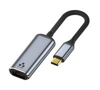 Tipo C A 2500M RJ45 Gigabit Ethernet Adapter 2500Mbps Scheda di connessione di rete ad alta velocità Adattatore Ethernet USB C ampiamente usato