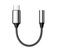 Tipo C a Aux Dongle Cavo - adattatore per jack per cuffie da 3,5 mm, convertitore audio intrecciato in nylon premium, connettore portatile compatto, trasmissione audio ad alta risoluzione | Accessorio