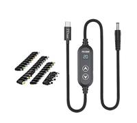 Tipo C A DC5.5mm Alimentazione 100W Capacità 5 Selezione di potenza 5-20V Variabile attraverso la gestione integrata 38 Adattatori Ricarica del computer portatile con Tipo C