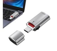 Tipo C a USB 3.0: lettore di schede TF veloce, adattatore portatile | La spia di facile utilizzo mostra lo stato di connessione chiaro del dispositivo, garantendo una trasmissione dei dati senza