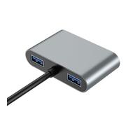 Tipo C di Shell della lega di alluminio alla porta USB3.0 dell'adattatore di Ethernet per il professionista e gli studenti che necessitano di connettività veloci