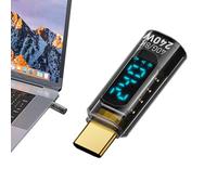 Tipo C Extension Adapter - Adattatore USB Type C Extension Adapter, Femmina a Maschio Charger Cable Converter | Laptop, Tablet Type C Cable, for Real-Time Monitoring. The Transparent Shell Design Adds