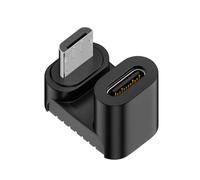 Tipo C femmina a USB maschio, 90 gradi, frontale a forma di U | Adattatore di prolunga ad angolo di 90 gradi a femmina di tipo C per caricabatterie per computer portatili