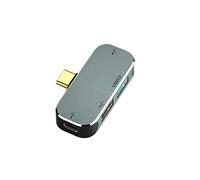 Tipo C Hub 4 Porte Lega di Alluminio Hub USB 2.0 Esteso Tipo C Splitter Adattatore Porta di Ricarica