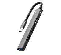 Tipo C Hub 4 Porte Lega di Alluminio USB3.0 USB2.0 PD Esteso Tipo C Adattatore