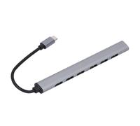 Tipo C hub 7 in 1 in lega di alluminio USB A Interface USB 3.0 Plug trasferimento rapido e riproduci dock USB per tablet per telefoni computer