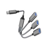 Tipo C Hub Tipo C A 3 Porte USB Splitter Tipo C OTG Adattatore Per Laptop Tablet Ricarica E Trasferimento Dati Hub USB Per Luce LED