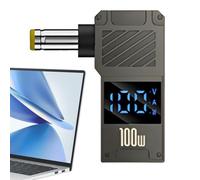 Tipo C Laptop Charger Adapter Display digitale portatile Ricarica rapida | Connettore per caricabatterie da tipo C a CC, per laptop, dispositivi a porta, casa, viaggi, dispositivi elettronici
