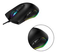 Tipo-C Mouse da gioco cablato 7 tasti RGB Optical Professional Pro Mouse Gamer