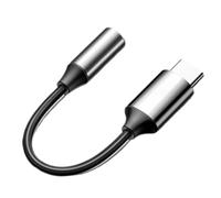 Tipo C sull'adattatore Jack da 3 mm 5 mm Hi-FI Qualità- Connessione Cuffie controllata Audio | Cavo in nylon robusto con elevata fedeltà del suono, Adattatore per Cuffie portatili per Smartphone N