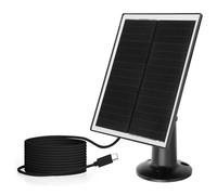 Tipo connettore di potere 5V di 6W per la macchina fotografica ricaricabile IP65 del supporto regolabile di ricarica veloce solare