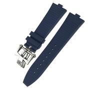 Tipo convesso Fluoros Elastico GUSCA CANDA 24-7MM Fit per Vacheron Costantin Overmare Dispositivo a cambio Quick Change Blu Black Orange Strap