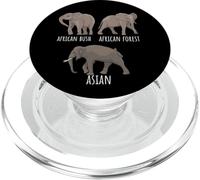 Tipo Di Elefanti Specie Per Africa Fauna Selvatica Gli Amanti Degli Animali PopSockets PopGrip per MagSafe
