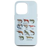 Tipo Di Gamberetti Specie Di Gamberi Per Gli Amanti Del Pesce E Chef Custodia per iPhone 13 Pro