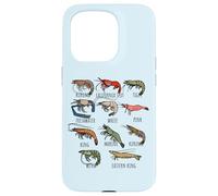 Tipo Di Gamberetti Specie Di Gamberi Per Gli Amanti Del Pesce E Chef Custodia per iPhone 15 Pro