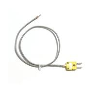 Tipo di giunto saldatura for termocoppia tipo K da 1 PC con misurazione della temperatura in fibra quarzo spina nella linea del forno(Cable length 1M)