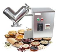 Tipo di miscelatore per laboratorio, miscelatore a secco 2L, 304 miscelatore in acciaio inossidabile V per chimica, farmaceutica, macchina miscelatrice di granuli di cibo con timer, progettazione comp