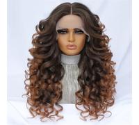 Tipo Di Parrucca: Parrucche Sintetiche Lunghe Frontali In Pizzo Per Donne Nere T1B-30 180#24inch#1pc#Lace Front