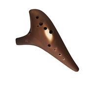 Tipo di prestazione 12 fori Alto F-tune Ocarina in ceramica Biscotto professionale Ocarina Strumento a fiato per principianti per adulti Strumento ocarina