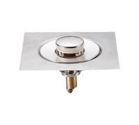 Tipo di rimbalzo Piede Scarico Pavimento Quadrato Doccia Scarico Bagno Doccia WC Filtro Camera Push Down Plug Tipo Rimbalzo Pavimento Piede Antiintasamento Filtro Cucina Lavello