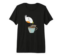 Tipo di Sonno allodola Uccello con caffè Maglietta Premium