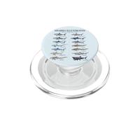 Tipo di Specie di Squalo Biologia Marina Pesce Oceano Arte PopSockets PopGrip per MagSafe