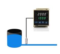 Tipo Din Regolatore di livello dell'acqua programmabile basso 0-50cm 100cm 200cm 0-0.5m 1m, 2m, 3m, 5m, 10m monitor del livello dell'acqua con sensore di livello (Mesure 0-4m)