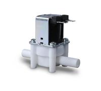 Tipo diretto a bocca 'elettrovalvola motorizzata di plastica di 6.3mm 9.5mm for la macchina 'acqua pura a macchina del RO 12V 24V 220(9.5mm,AC_NORMALLY OPEN)