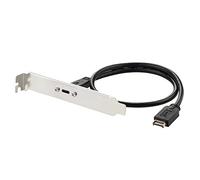 Tipo E USB 3.1 A -C Tipo C ESTRO FEMMILE Cavo Front Paintera del Pannello da 50 Cm Connettore della Scheda Madre Filo Anteriore Estensione Adattatore