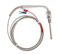 Tipo K, sonda di scarico termocoppia, sensore ad alta temperatura, filettatura 2 metri, sensore di temperatura EGT, in acciaio inox, per vapore e gas medio da 0 °C a 1300 °C