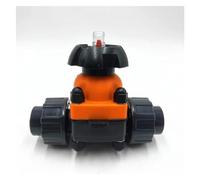 Tipo manuale a 4 pollici del unione della ruota EPDM Seat della valvola a diaframma DN100 dell'ID 110mm UPVC del tubo