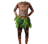 Tipo Maui Vaiana Costume Carnevale Uomo Animazione Cosplay Maui Costume MAUIC12