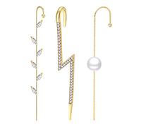 Tipo Moda Intorno Clip Design Orecchini Il Filo Auricolare Orecchio Orecchini Personalizzati Orecchino per Ragazze Orecchie, Misura unica, Metallo, Nessuna pietra preziosa