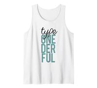 Tipo One der FUL Diabetes T1D Meme di consapevolezza 1 Meraviglioso Canotta