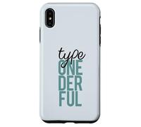 TIPO ONE DER FUL DIABETES T1D Meme di consapevolezza 1 Meraviglioso Custodia per iPhone XS Max