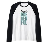 Tipo One der FUL Diabetes T1D Meme di consapevolezza 1 Meraviglioso Maglia con Maniche Raglan