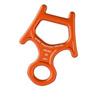 Tipo pesante Discensore Magnesio Leghe di Alluminio Rock Climbing 8 Parola Anelli Per Arrampicata E Succour Attività Leghe di Alluminio Discensore