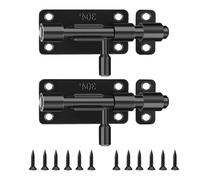 Tipo pesante fermi neri opachi della porta scorrevole di durevolezza resistente della costruzione dell'acciaio inossidabile dei fermi neri moderni della porta