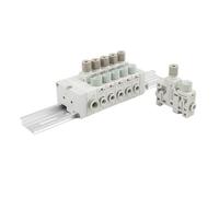 tipo Riduttore di pressione pneumatico combinato regolatore di pressione ingresso 8 mm e uscita 6 mm ingresso 8 mm e uscita 4 mm(8mm inlet 4mm outlet,Six combination)