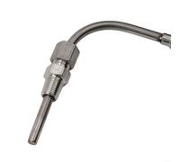 Tipo sonda di scarico della termocoppia dell'acciaio inossidabile di K con isolamento della fibra di vetro della gamma di 1/8 NPT 0 1200 C e treccia dell'acciaio inossidabile di 2m