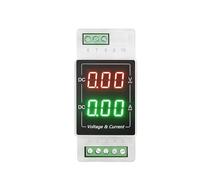 Tipo su guida DIN Display digitale CC 100 V Voltmetro 20 A Amperometro 50 A Misuratore digitale integrato 1000 V(DC0-300V 10A)