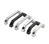 Tipo U Ls520 Maniglia in lega di alluminio Maniglia for armadio nera Ferramenta for mobili quadrata Armadio for armadio in acciaio inossidabile Cassetto LS06 1 pezzo ( Color : 100mm Hole spacing , Siz