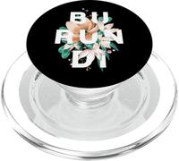 Tipografia floreale del Burundi Burundi Pride Heritage Design PopSockets PopGrip per MagSafe
