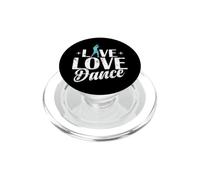 Tipografia Live Love Dance PopSockets PopGrip per MagSafe