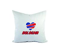 Tipolitografia Ghisleri Cuscino Bologna Cuore Spezzato con Imbottitura Formato 40x40 in Poliestere