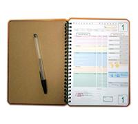 tipome Personal planner - Diario alimentare - agenda perdita peso, attività fisica - Blocco spirale 15x21cm