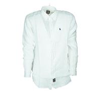 TIPO'S Camicia Uomo Manica Lunga Puro Lino Made in Italy con Pofumatore Saggio (Marchio Registrato)