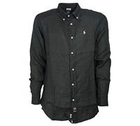 TIPO'S Camicia Uomo Manica Lunga Taglie Forti Puro Lino